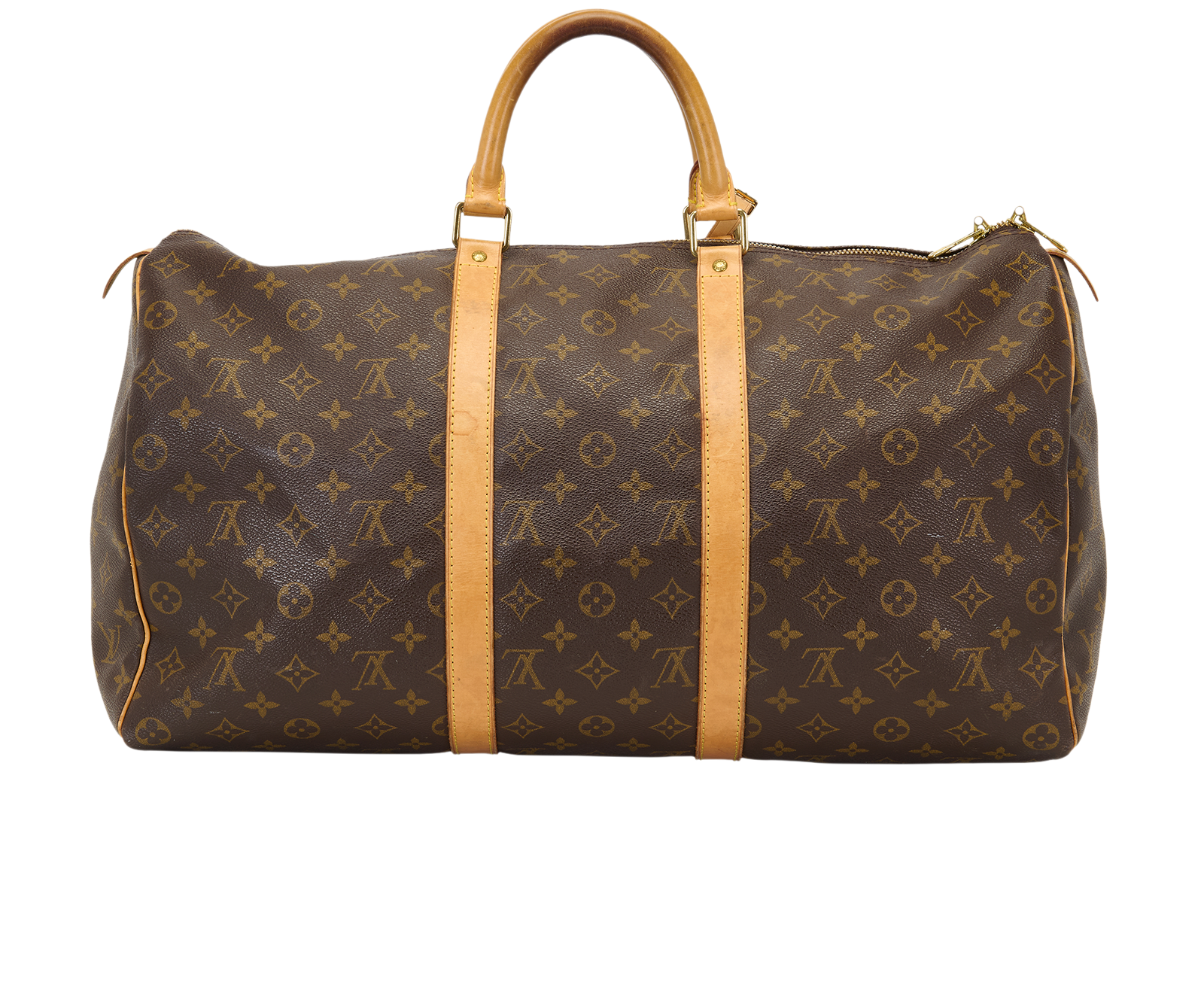 Keepall 50, &pound;950, Handbags, Brown/Tan, Canvas, Back view